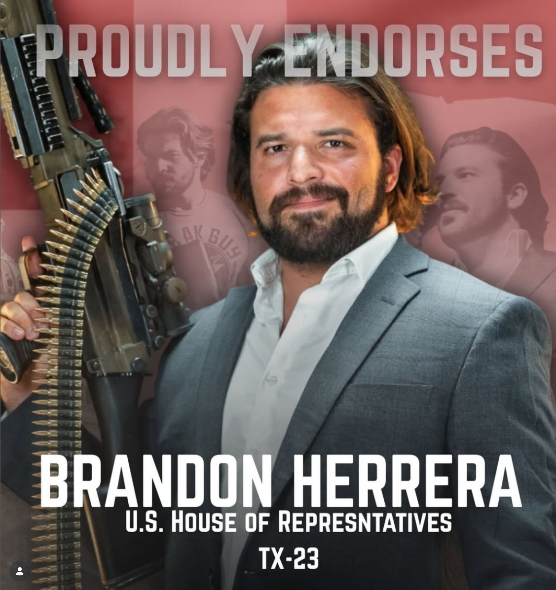 Brandon Herrera endorsement graphic