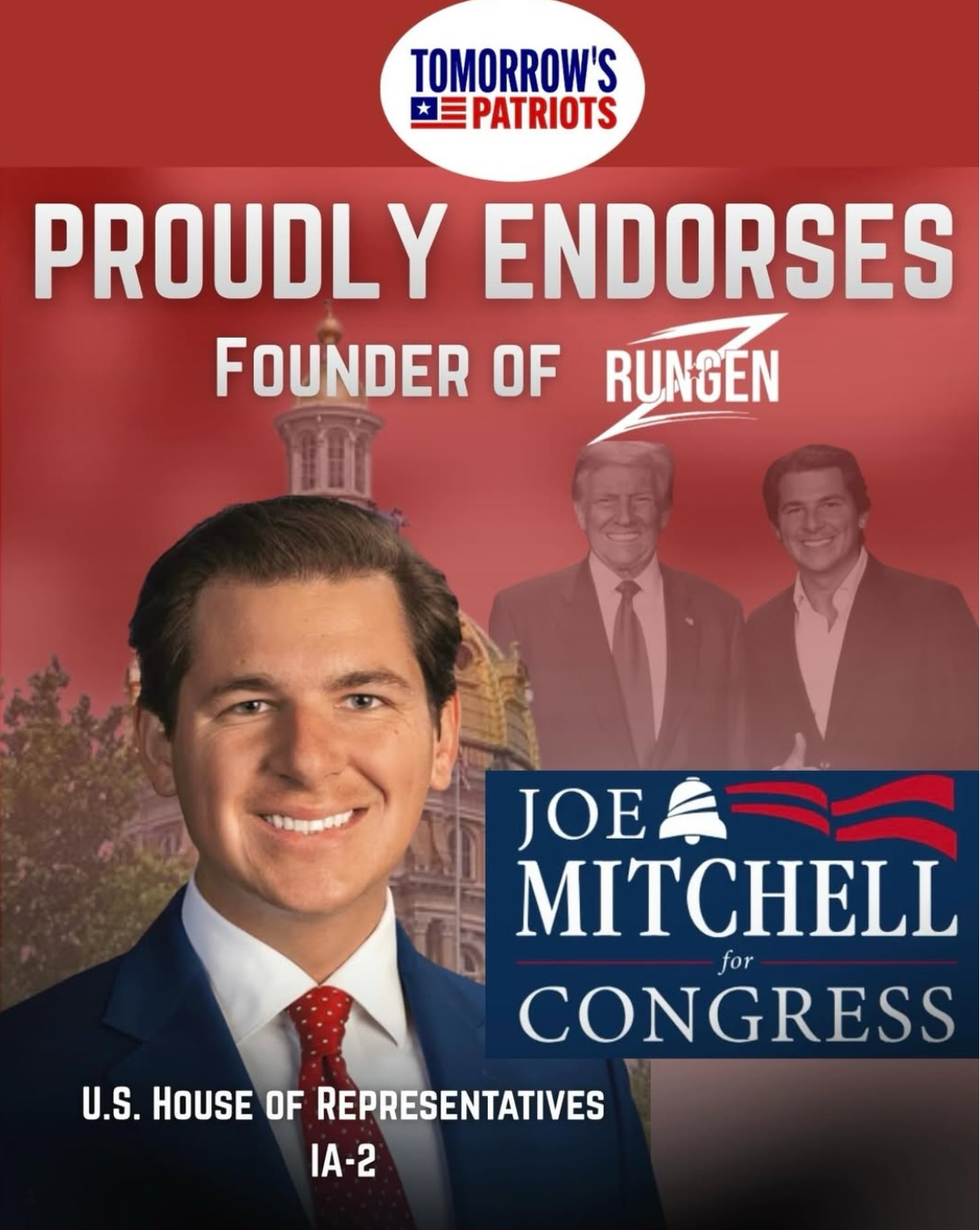 Joe Mitchell endorsement graphic