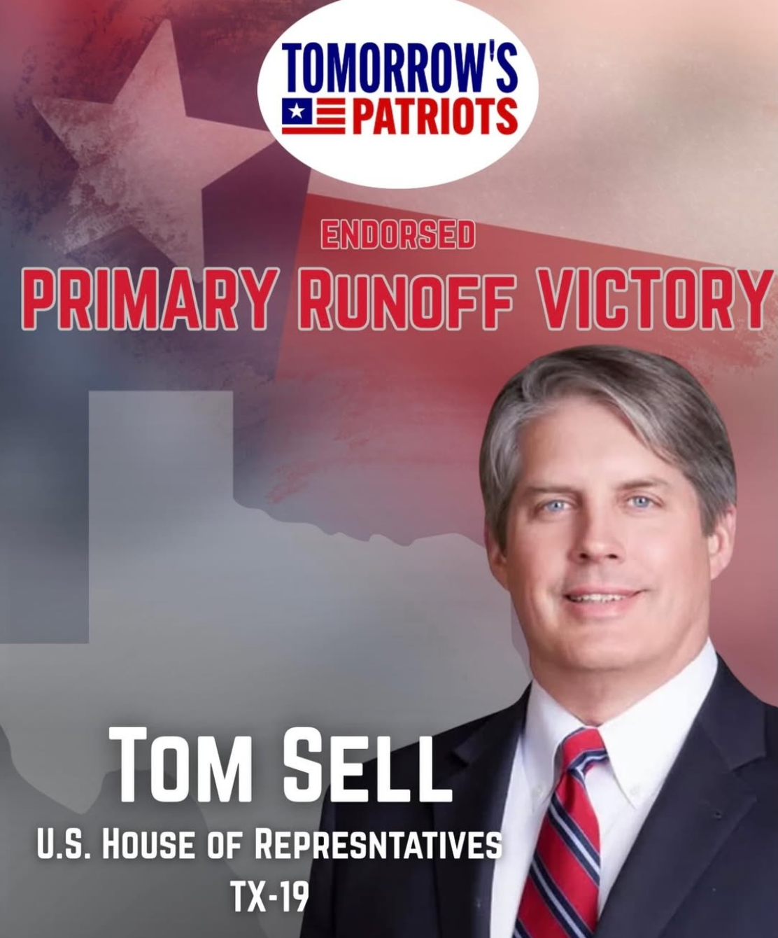 Tom Sell endorsement graphic